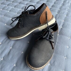 Nordstrom Little Kid Dress Shoe Size 12 Boys Navy Blue And Brown